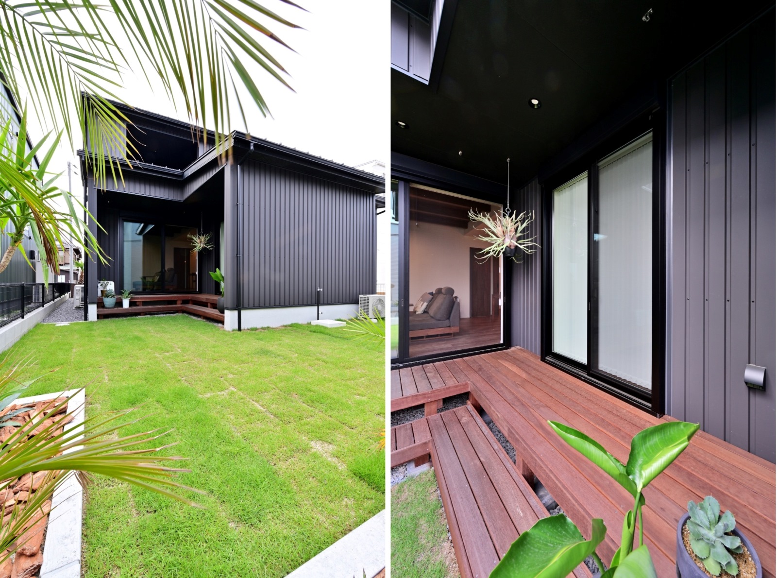 緑を楽しむ縁側の家